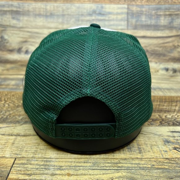 Yogi Bear's Honey Fried Chicken Mens Trucker Hat Green Snapback 60s Defunct Cap - Picture 5 of 8